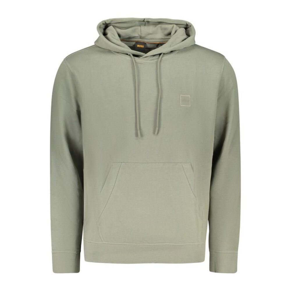 Hugo Boss Green Cotton Men's Men's Sweatshirt